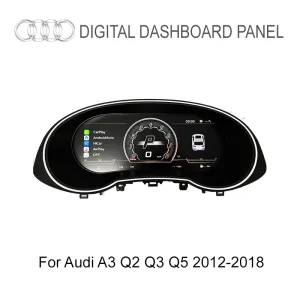 Audi Q3 2012-2018 12,3-tommer LCD-instrumentbrætklynge