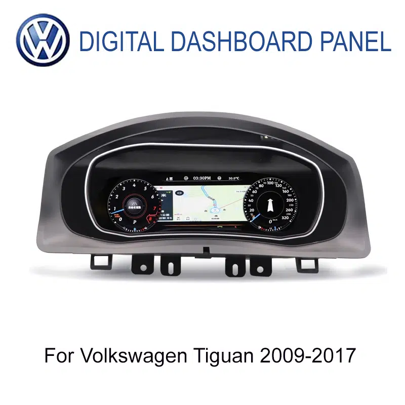 Volkswagen Tiguan digitalt instrumentcluster Volkswagen Tiguan digitalt instrumentcluster