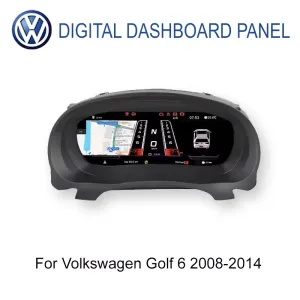 Volkswagen Golf 6 Digital Instrument Cluster 2008-2014 12,3 tommer IPS LCD
