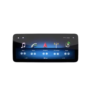 Opgrader din Mercedes SLK W171 Android Head Unit 2008-2011 NTG4.5 med 8-core CPU, 4+64GB eller 6+128GB, 12,3″ IPS-skærm, DSP, Wireless CarPlay & Android Auto.