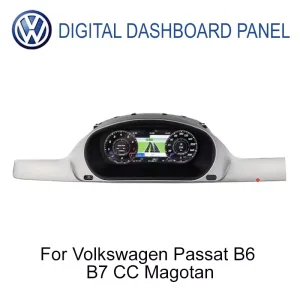 Volkswagen Passat B6 B7 CC Magotan IPS LCD digitalt kombiinstrument set forfra