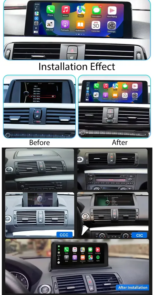 BMW X5 X6 E70 E71 Android-hovedenhed 2010-2013 CIC CCC