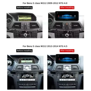 Mercedes E W212 Android-hovedenhed 2009-2016 | CarPlay DSP