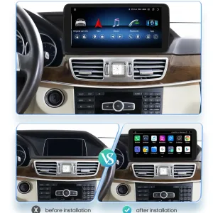 Mercedes W212 Android bilstereo 2015-2016 | CarPlay DSP
