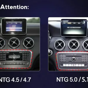 Mercedes W176 A-klasse Android-hovedenhed 2012-2018 | CarPlay DSP