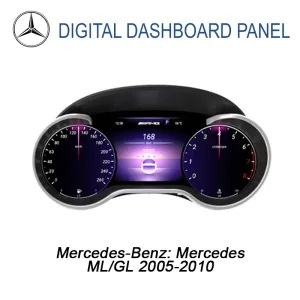 Mercedes ML GL Digital Cluster 2005-2010 | 12,3″ CarPlay, Android Auto