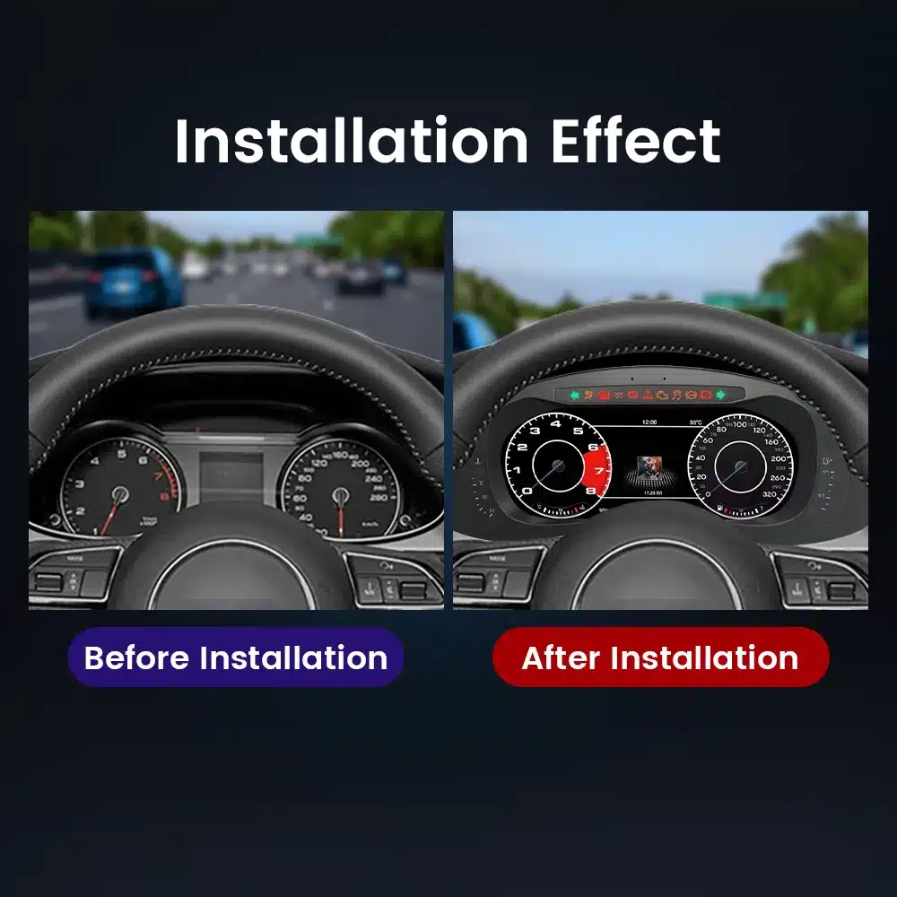 Audi A4 B8 digital klynge