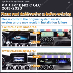 Mercedes W205 Android-hovedenhed