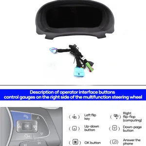 VW digitalt instrumentpanel til Polo 6R / Vento / CrossFox 7 Sf3b0723eb75f4d608f1fb831db2be198e
