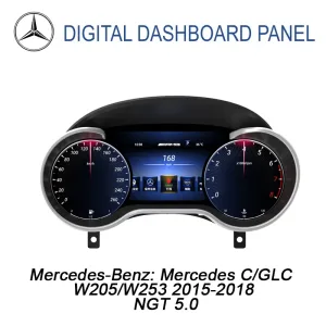 Mercedes C GLC Digital Cluster W205/W253 2015-2018 | 12,3″ CarPlay