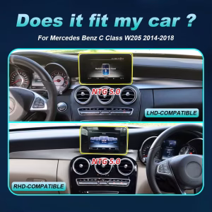Mercedes Benz C-klasse W205 GLC X253 V W446 Bil Multimedia Navigation