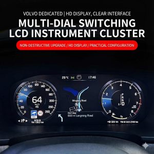 Volvo Digital LCD Cluster 12,3" til XC60, XC90, S90, S60