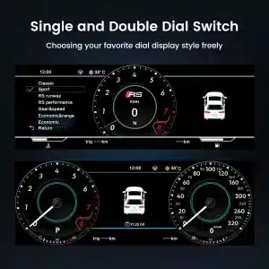 12,3" F150 digital instrumentpanel-opgradering til Ford Raptor (2015-2020) 7 klynge i stil med virtuelt cockpit