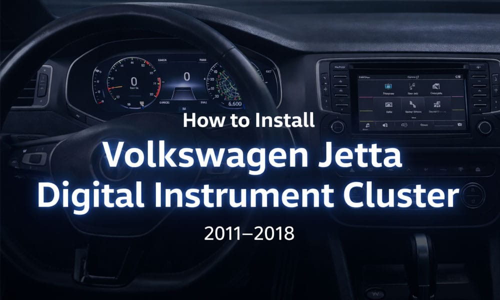 Sådan installerer du en Volkswagen Jetta Digital Instrument Cluster