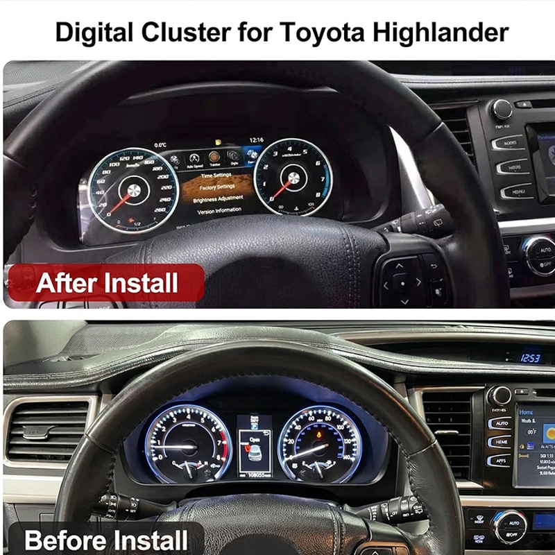 Toyota Highlander klyngeopgradering 2015-2019