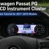 Installation af digitalt kombiinstrument i Passat
