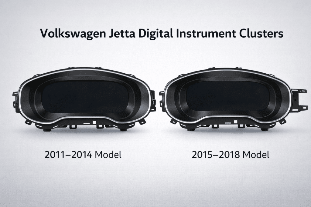 Volkswagen Jetta Digitalt instrumentpanel