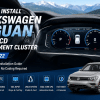 Sådan installeres Volkswagen Tiguan Full LCD-instrumentpanel 2017–2022
