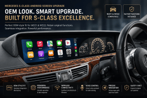 Mercedes S-klasse Android-hovedenhed til W221 og W222: Montering i OEM-stil og bevarelse af fabriksfunktioner