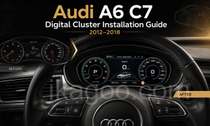 Sådan installerer du et digitalt instrumentpanel til Audi A6 C7 (2012-2018)