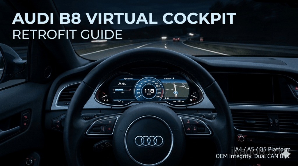 Installation af Audi Q5 8R Virtual Cockpit
