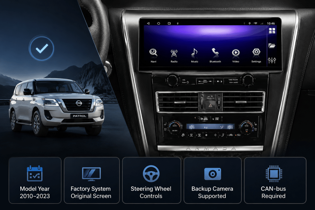 OEM-stil Android bilstereo kompatibilitet