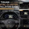 Installationsvejledning til Volkswagen Tiguan MQB digitalt cluster (2017-2022)